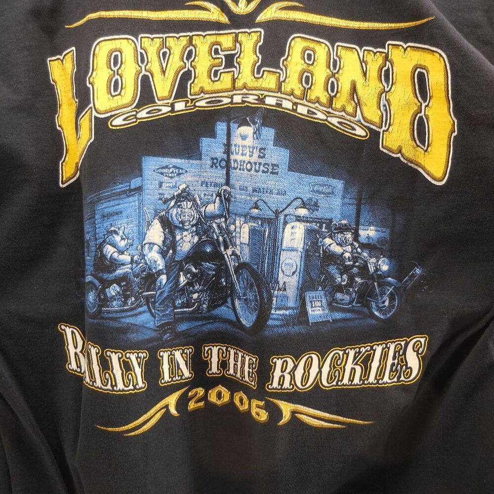 VTG Rally in the Rockies Loveland‎ Colorado Hogs Motorcyles Mens Long Sleeve M